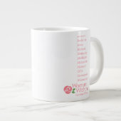 Mok, Bone China, WWC Regio's + Hart Extra Grote Beker (Voorkant rechts)