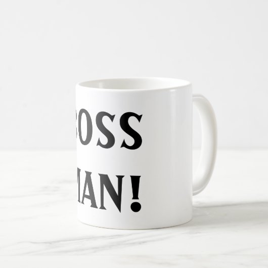 mok "Boss Man" (Voorkant rechts)