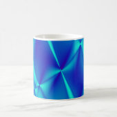 Mok Bright Blue Fractal Coffee (Center)