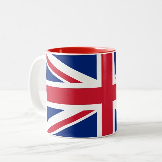 Mok Britse vlag Coffee (Voorkant links)