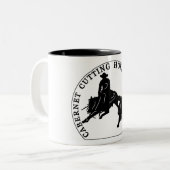 Mok Cabernet CHA Blanc Logo Noir (Voorkant links)