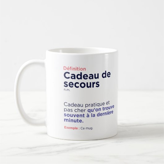 Mok Cadeau de secours (Links)