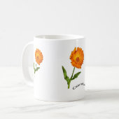 Mok - Calendula Flowers (Voorkant links)