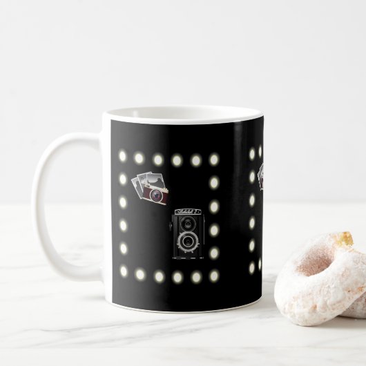 mok camera (Met donut)