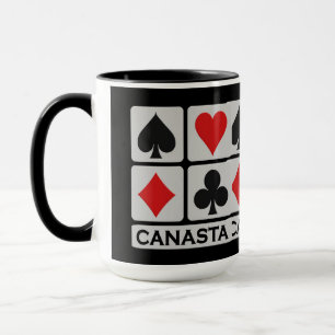 Mok Canasta Player - kies stijl en kleur