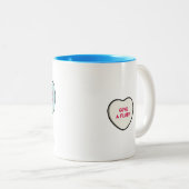 Mok Cardigan Corgi-Red Coffee van de valentijnse v (Voorkant rechts)