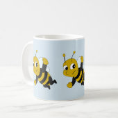 Mok cartoon bijen koffie (Voorkant links)