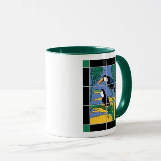 Mok Catalina Toucan Tile (Voorkant rechts)