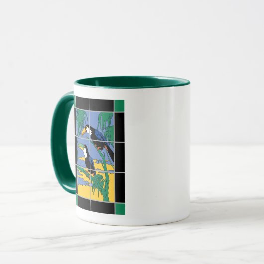 Mok Catalina Toucan Tile (Voorkant links)