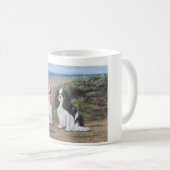 mok "Cavaliers at the strand" (Voorkant rechts)