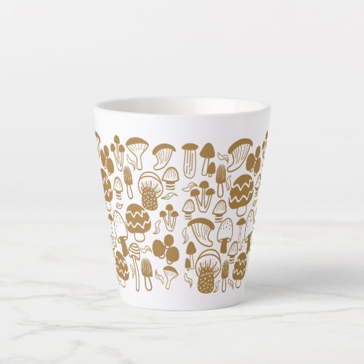 Mok champignonbruin (Voorkant)