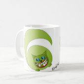 Mok Cheshire kat, geniet van (Voorkant links)