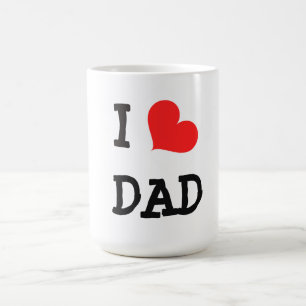 Mok/Citaat-"I "hart" DAD" Koffiemok