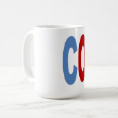 Mok classique blanche COLORADO (Voorkant links)