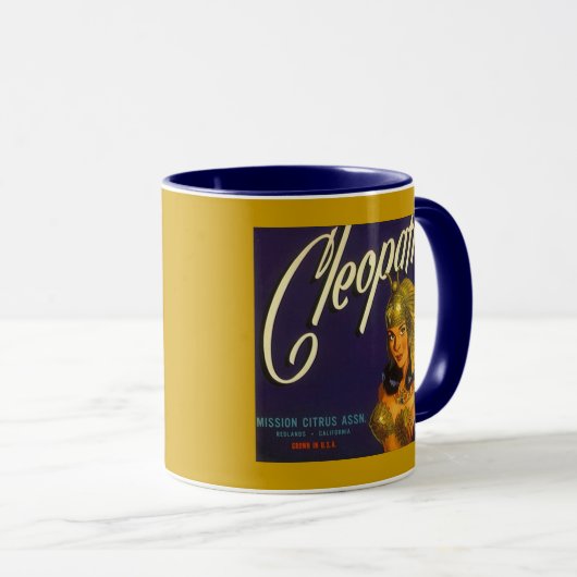 MOK ~ CLEOPATRA CITRUS CRATE LABEL! (Voorkant rechts)