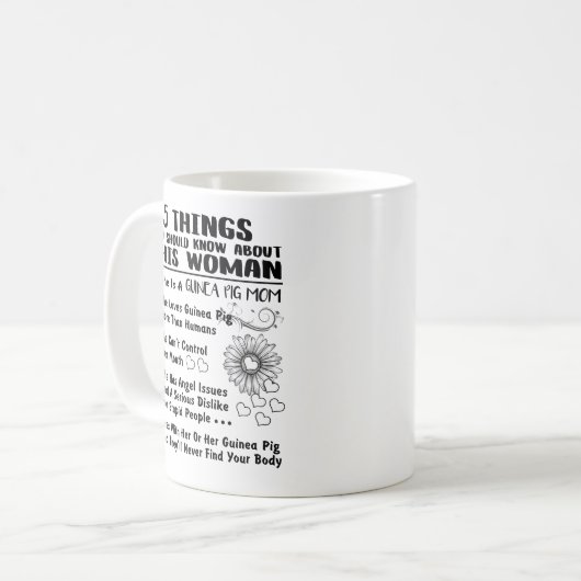 Mok Coffee Tea Cup Funny Gift Wome (Voorkant links)