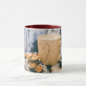 Mok, combo, 11oz, marroon, aangepast ontwerp mok (Midden)