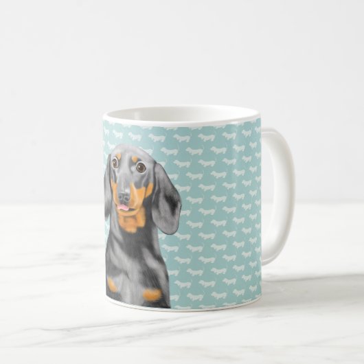 Mok Dachshund Lover Coffee (Voorkant rechts)