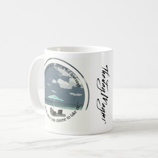 mok "Dag uit" koffie (Voorkant links)