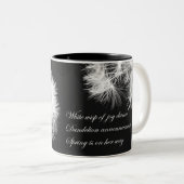 Mok Dandelion Haiku (Voorkant rechts)