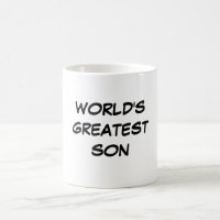 mok "De grootste zoon ter wereld"