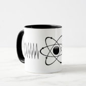 Mok de Mighty Atom 1950s  Retro BLACK +200 (Voorkant links)