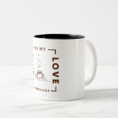 Mok Design voor Koffieliefhebbers 💘 (Voorkant rechts)