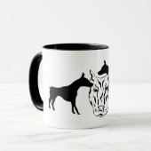 Mok: Dobermans Sterkte Mok (Voorkant links)