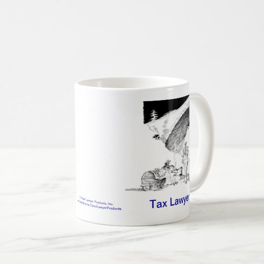 Mok dode wetgever™ belastingwetgever koffie (Voorkant rechts)