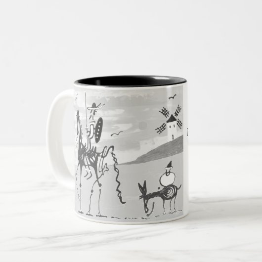 Mok Don Quichot (Voorkant links)