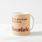 mok "Drink-warme chocolade" (Voorkant rechts)