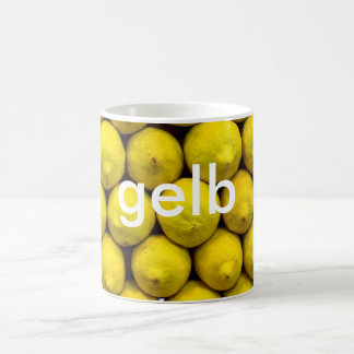 mok: duits geel ( gelb ) koffiemok