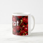 mok: duitse rode kleur ( rot ) koffiemok (Voorkant rechts)