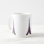 Mok Eiffel Tower Pointillism (Voorkant links)