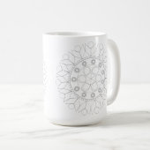 Mok - Elegant Mandala Pattern to Color (Voorkant rechts)