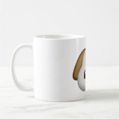 mok emoji hond (Links)