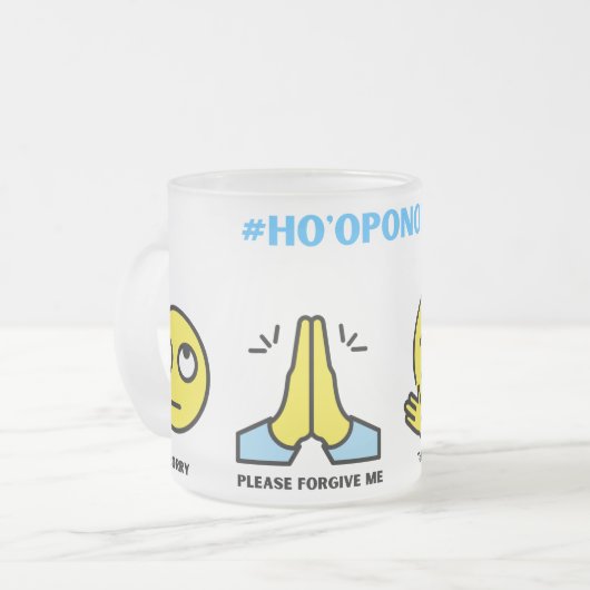 Mok Emoji Ho'oponopono Coffee (Voorkant links)