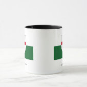 Mok Engeland & Wales - Shield on White & Green (Midden)