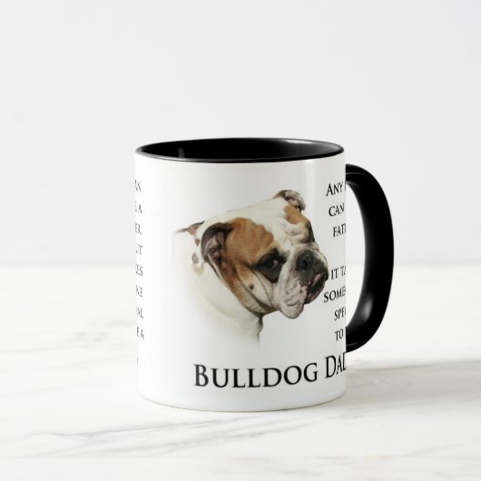 Mok Engelse Bulldog Pap (Voorkant rechts)