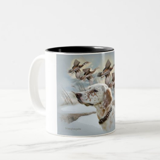 Mok Engelse Setter Hunts (Voorkant links)