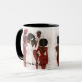 Mok Fabulous Red en Cream Sorority (Voorkant links)