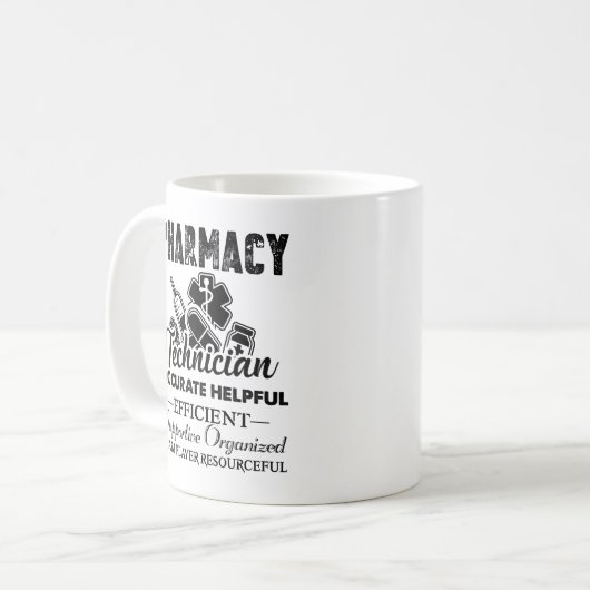 Mok farmaceutisch technicus (Voorkant links)