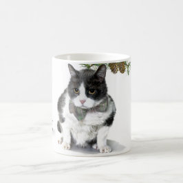 Mok: Felix, de kat, kamperen in augustus Koffiemok