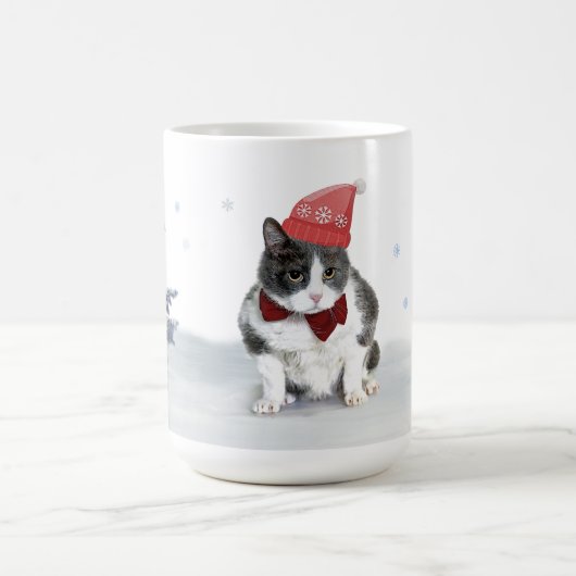 Mok: Felix, het kat, in januari Koffiemok (Center)
