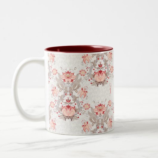  Mok Floral Pattern damask Monogram (Links)