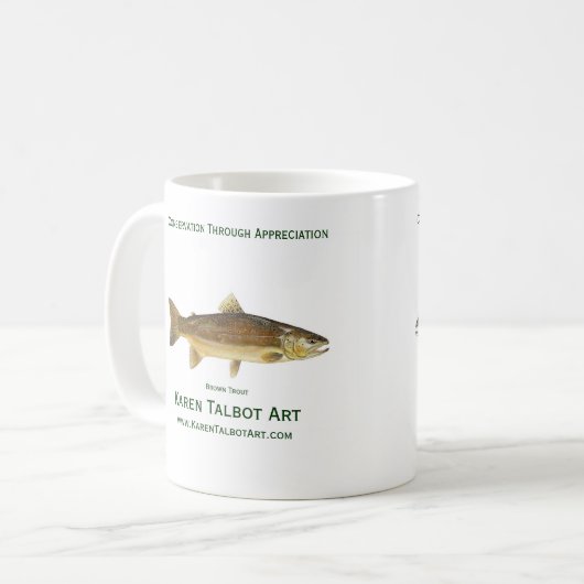 Mok forel koffie (Voorkant links)