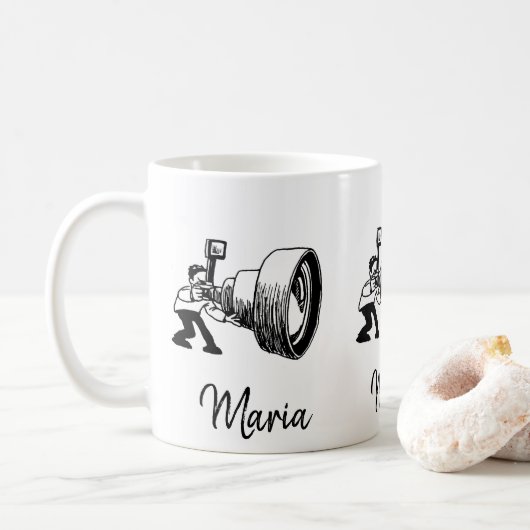 Mok fotograaf (Met donut)