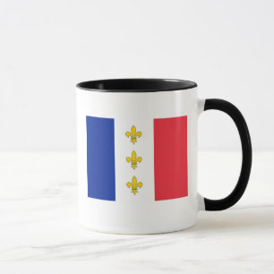 Mok Frankrijk - Tricolor & Fleurs-de-Lys