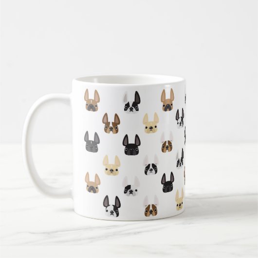 Mok Franse Bulldog Pattern (Links)