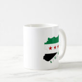 mok - Free Syria Map Flag (Voorkant rechts)